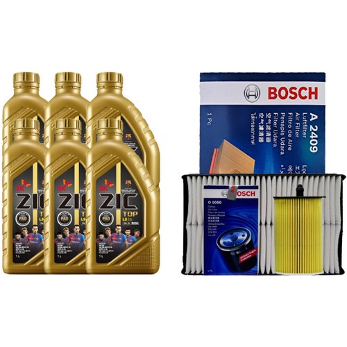 SK엔무브 지크 탑 LS 5W30 6L + 보쉬필터 현대 그랜저HG 3.0 LPI_이미지