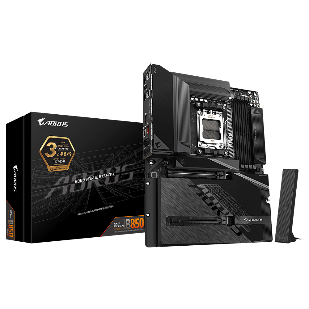 GIGABYTE B850 AORUS STEALTH 제이씨현