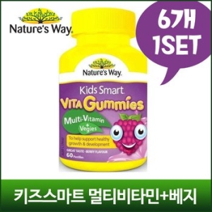 네이쳐스웨이 키즈스마트 멀티비타민 베지 60정 (6개)
