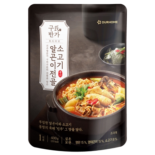 아워홈 구씨반가 소고기 알곤이전골 400g