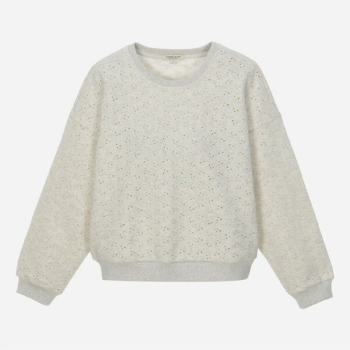 써스데이아일랜드 올오버 자수 패턴 스웨트셔츠 T262MST135W