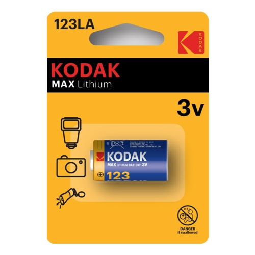 코닥 MAX CR123A 3V 리튬 건전지 1개입 1개