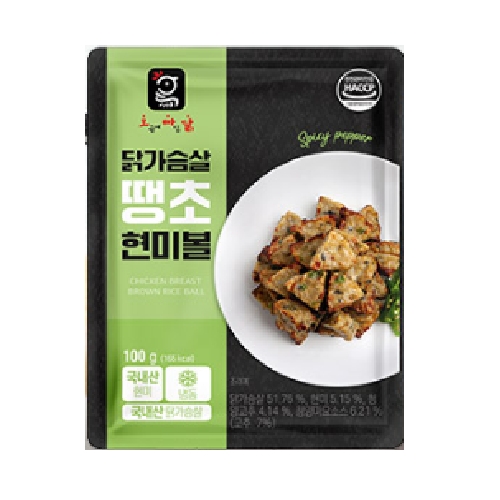 허닭프렌즈 오빠닭 닭가슴살 땡초현미볼 100g (30개)