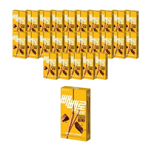롯데제과 초코필드 빼빼로 45g (25개)