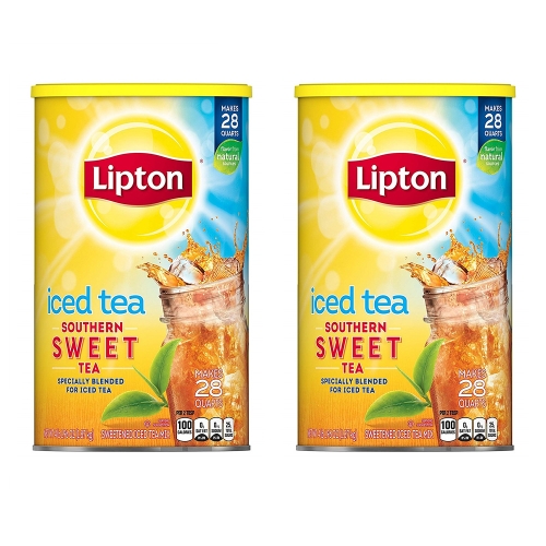 립톤 사우전 스위트 아이스티 믹스 1.87kg 2팩 Lipton Iced Tea Mix Southern Sweet Tea ..