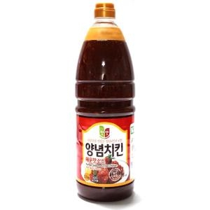 청우식품 양념치킨 매운맛 소스 2.1kg (2개)_이미지