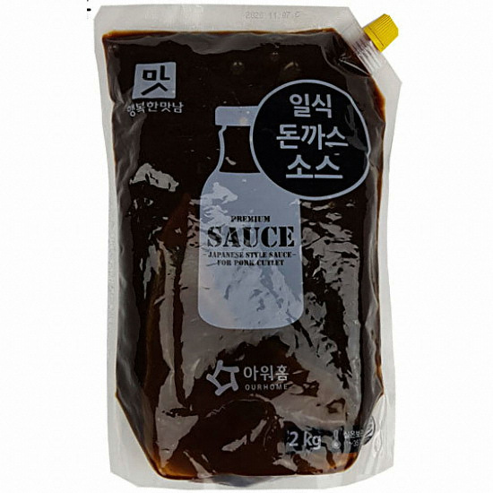 아워홈 행복한맛남 일식 돈까스소스 2kg (1개)_이미지