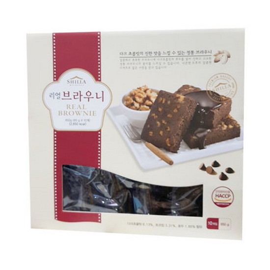 신라명과 리얼 브라우니 10개입 650g (1개)
