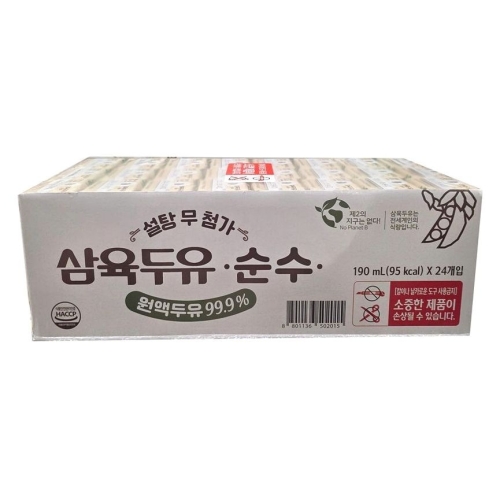 삼육식품 삼육두유 순수 190ml (24개)_이미지