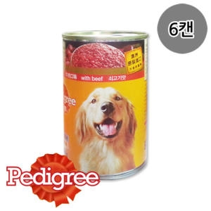 페디그리 소고기 캔 400g (6개)_이미지
