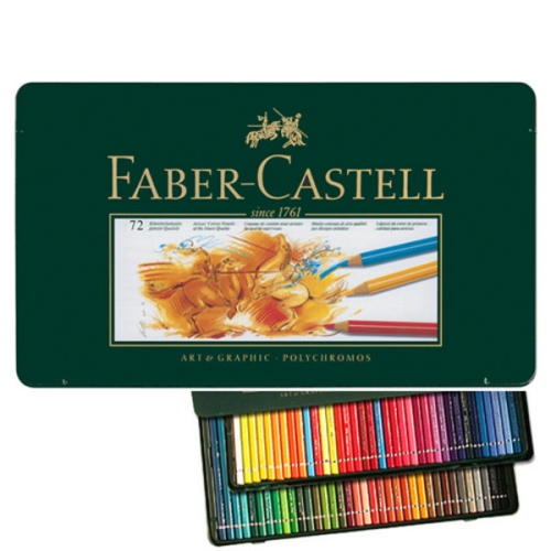파버카스텔 폴리크로모스 유성색연필 (72색)_이미지