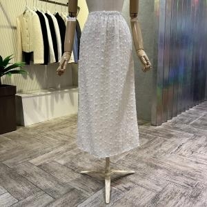 펄사 입체 패턴 밴딩 롱 스커트 AOZ1QS34C