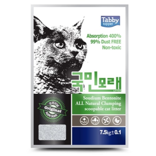 테비토퍼 국민모래 오리지날 사과 7.5kg (1개)