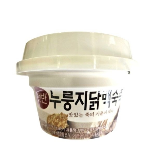 CJ제일제당 햇반 누룽지닭백숙죽 267g (24개)_이미지