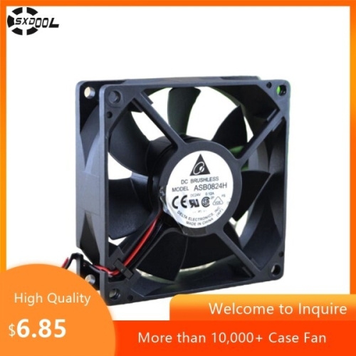 델타 기존 ASB0824H 24V 0.12A 8CM 2선 인버터 냉각 팬 808025MM