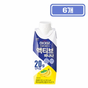 일동후디스 하이뮨 프로틴 밸런스 액티브 바나나 250ml (6개)