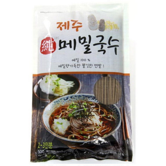 효자원식품 제주 메밀국수 500g (2개)_이미지