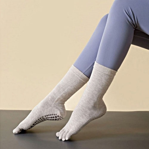 [불명] 운동 요가 실내운동에 좋은 미끄럼 방지 발가락 양말 9978412_이미지