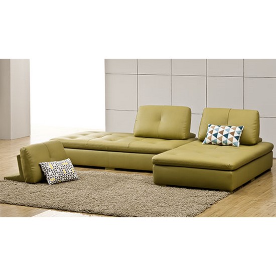 힐링베이스 프레쉬 라임 카우치형 자유 이동식 등받이 기능성 소가죽 소파