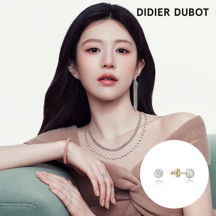 디디에두보 센슈얼 랩 다이아몬드 골드 귀걸이 JDSEW6F41HC_이미지