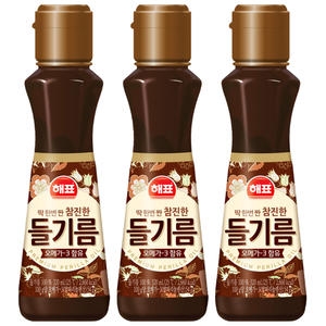사조대림 해표 참진한 들기름 320ml (3개)
