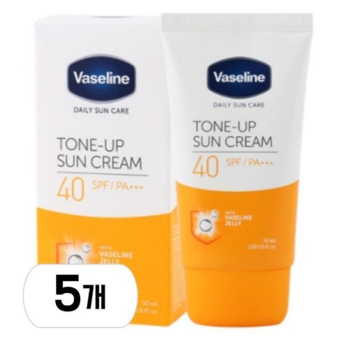 바세린 톤 업 선크림 50ml (5개)_이미지