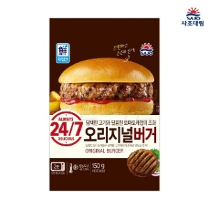 사조대림 대림선 오리지널 버거 150g (5개)_이미지