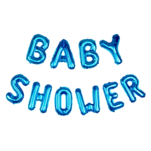 원팩 은박풍선세트 BABY SHOWER 블루 1세트