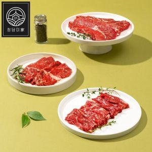 푸드스토리 청담미가 소 특수 모듬구이 한판 1kg (1개)