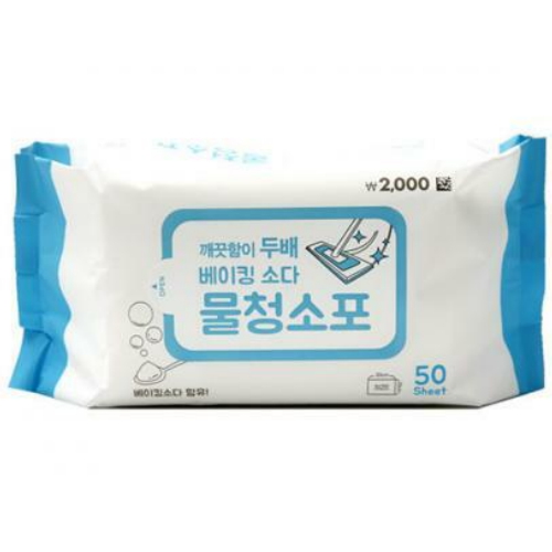 다이소 ㅤ베이킹소다 청소포 50매 (1개(50매))_이미지