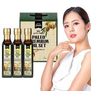 한국생활건강 팔레오 엑스트라 버진 아보카도 오일 250ml 3개입 선물세트