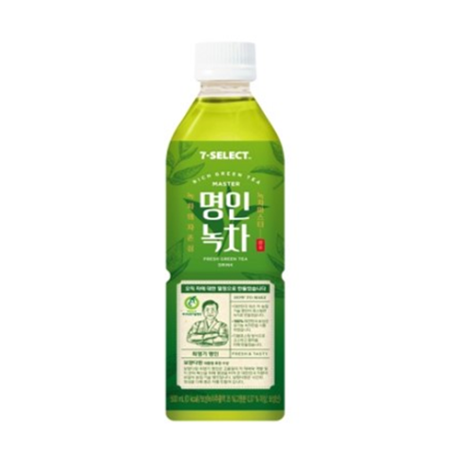 세븐일레븐 명인 녹차 500ml (1개)_이미지