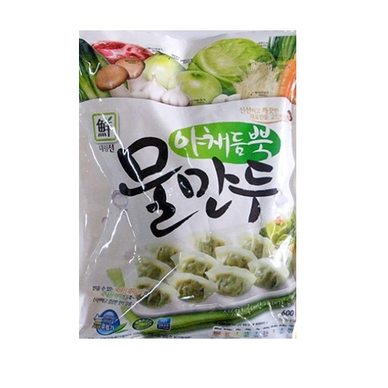 야채듬뿍 물만두 500g