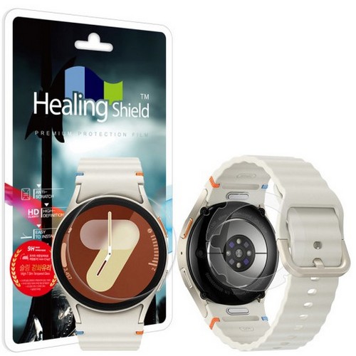 갤럭시워치7 9H 액정보호 강화유리필름 2매+무광후면필름 2매