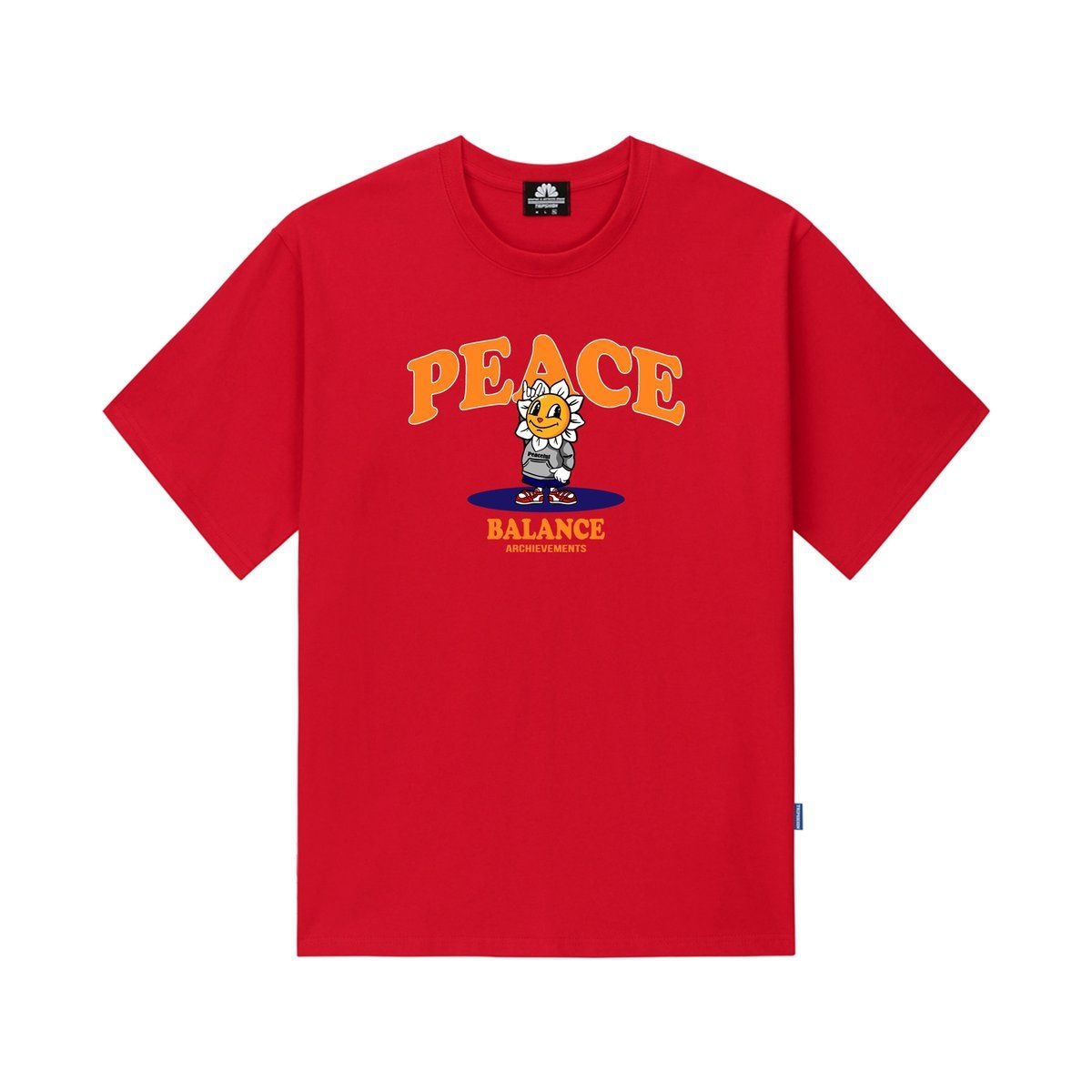  트립션 TRIPSHION PEACE TIGER GRAPHIC 티셔츠 레드 TRIP22TSRED007 1807166