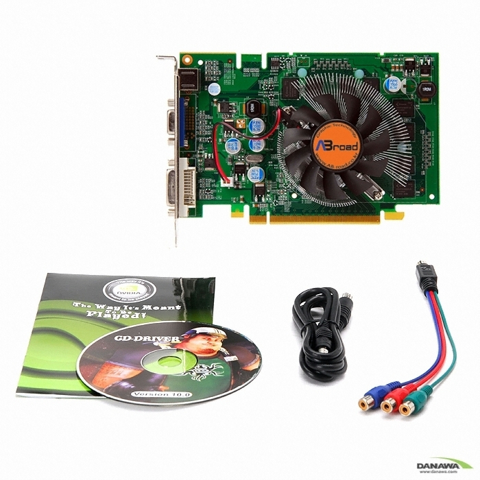 ABroad 지포스 8500GT 256MB 잘만+BK628 블랙실버_이미지