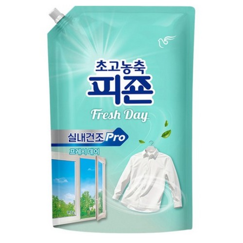 피죤 초고농축 실내건조 프레시데이 리필 1.3L (5개)_이미지