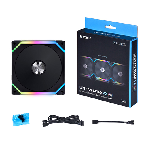 리안리 UNI FAN SL140 V2 (블랙)_이미지