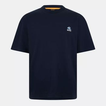 ���� ���� Ƽ���� ��ũ ���� Boss Mens Te Numbers T-Shirt Dark Blue 59551418 147191789
