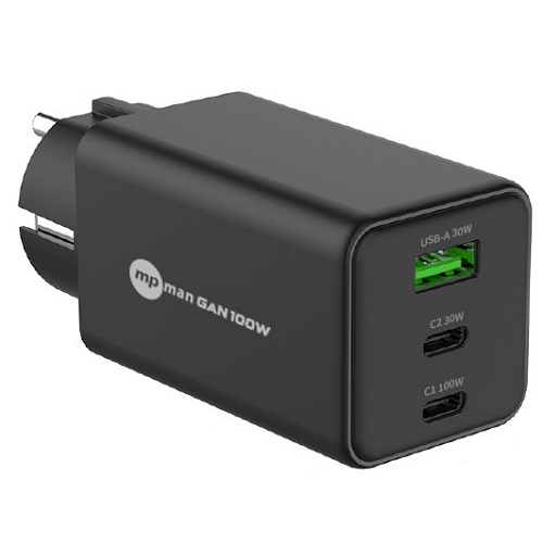 엠피맨코리아 PD PPS 100W 3포트 GaN 충전기 ZX-3U31T_이미지