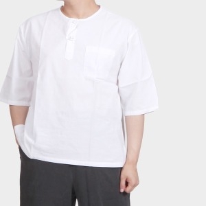  더예한복 남성 면 30수 라운드티_MM207A