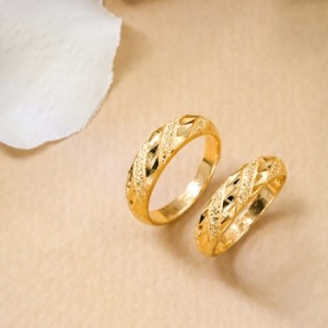 한국표준금거래소 윈터 쌍가락지 반지 11.25g