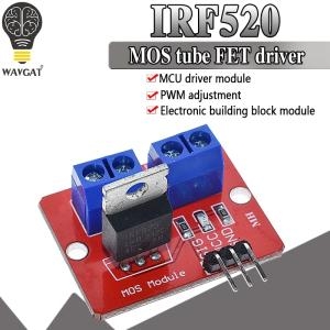 아두이노키트 아두이노 키드 코딩 MCU ARM 라즈베리 파이용 탑 모스펫 버튼 IRF520 MOS 드라이버 모듈 0-24V_이미지