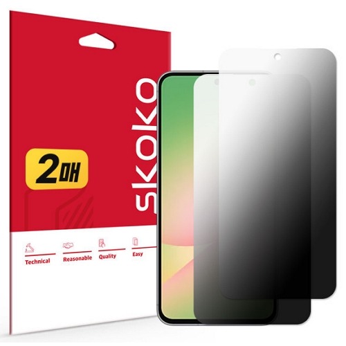 스코코 갤럭시A56 프라이버시 액정보호필름 [액정 2매]