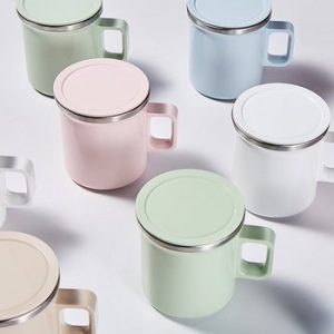 모노 뚜껑 스텐머그 360ml 2P