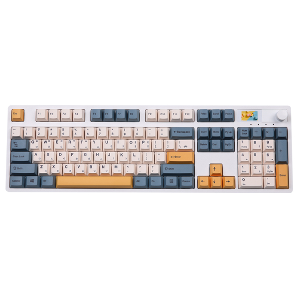 닌자104PRO 유무선 공장풀윤활 기계식 화이트