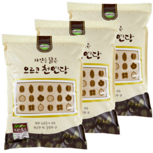 오르코 천연당 5kg (3개)