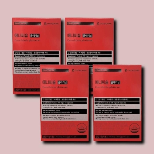 대웅제약 에너씨슬 플래티넘 700mg 60캡슐 (4개)_이미지