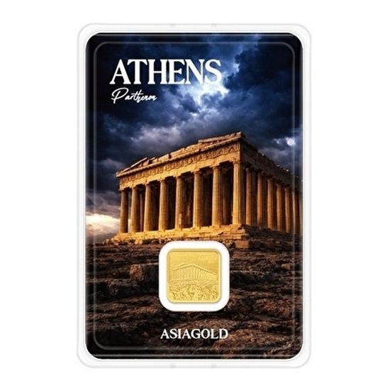 아시아골드 파르테논 잠상 스퀘어 골드바 3.75g