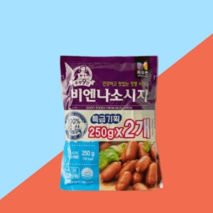목우촌 주부9단 비엔나 소시지 250g (2개)_이미지